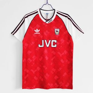 Arsenal 1990/92 Thuis tenue Korte Mouw Retro Voetbalshirts