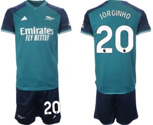 Arsenal Jorginho #20 Derde tenue Voetbalshirts 2023-24 Korte Mouw (+ Korte broeken)