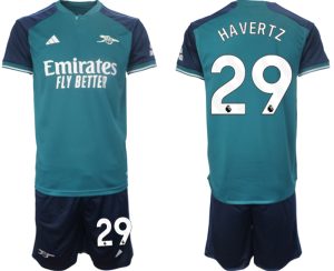 Arsenal Kai Havertz #29 Derde tenue Voetbalshirts 2023-24 Korte Mouw (+ Korte broeken)