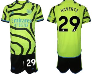 Arsenal Kai Havertz #29 Uit tenue Voetbalshirts 2023-24 Korte Mouw (+ Korte broeken)