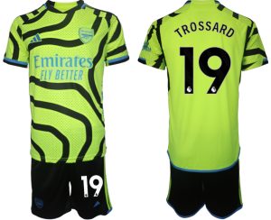 Arsenal Leandro Trossard #19 Uit tenue Voetbalshirts 2023-24 Korte Mouw (+ Korte broeken)