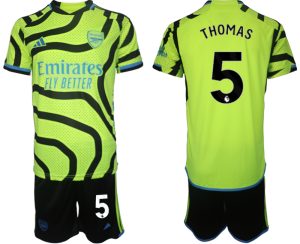 Arsenal Thomas Partey #5 Uit tenue Voetbalshirts 2023-24 Korte Mouw (+ Korte broeken)