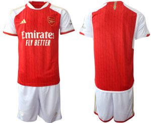 Arsenal Thuis tenue Voetbalshirts 2023-24 Korte Mouw (+ Korte broeken)