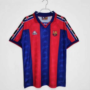 Barcelona 1995/97 Thuis tenue Korte Mouw Retro Voetbalshirts