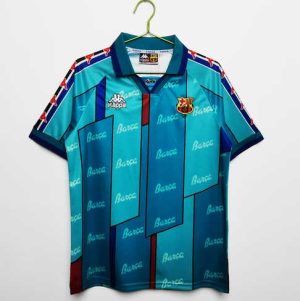 Barcelona 1995/97 Uit tenue Korte Mouw Retro Voetbalshirts