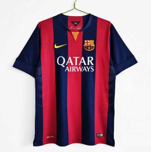 Barcelona 2014/15 Thuis tenue Korte Mouw Retro Voetbalshirts