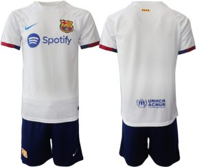 Barcelona Uit tenue 2023-24 Korte Mouw (+ Korte broeken) Voetbalshirts