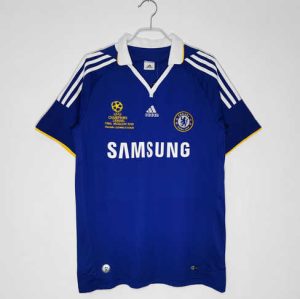 Chelsea 2008/09 Thuis tenue Korte Mouw Retro Voetbalshirts