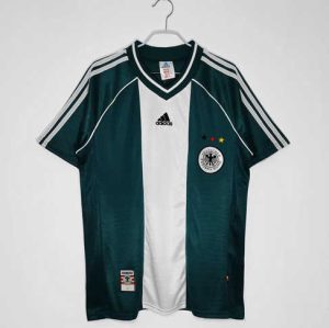 Duitsland 1998 Uit tenue Korte Mouw Retro Voetbalshirts