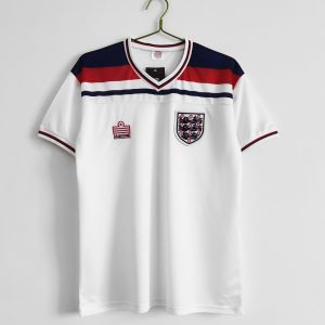 Engeland 1982 Thuis tenue Korte Mouw Retro Voetbalshirts