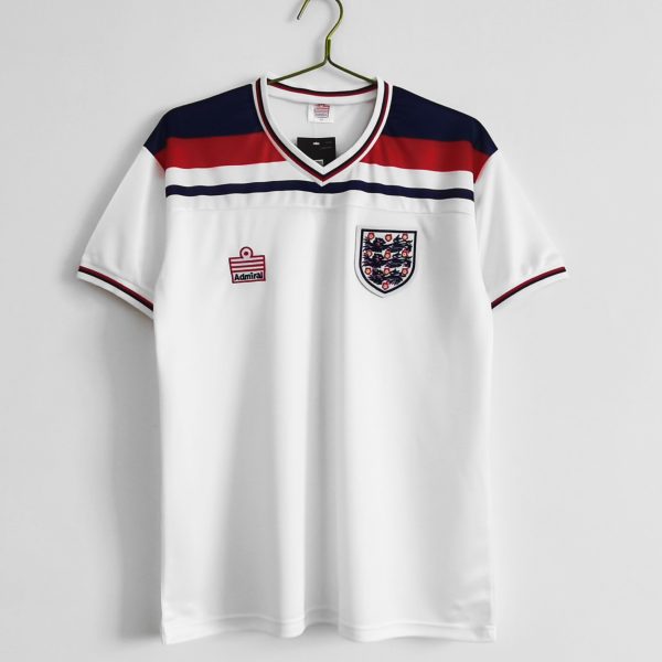 Engeland 1982 Thuis tenue Korte Mouw Retro Voetbalshirts