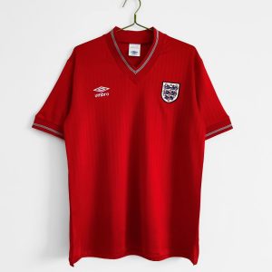 Engeland 1984/87 Uit tenue Korte Mouw Retro Voetbalshirts