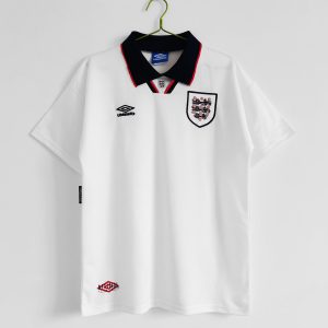 Engeland 1994/95 Thuis tenue Korte Mouw Retro Voetbalshirts