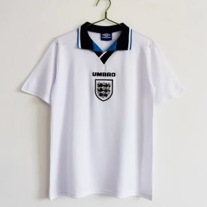 Engeland 1996 Thuis tenue Korte Mouw Retro Voetbalshirts