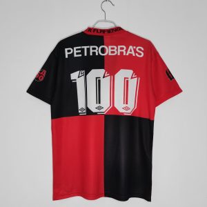 Flamengo 1994 Thuis tenue #100 Korte Mouw Retro Voetbalshirts