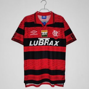 Flamengo 1995 Thuis tenue Korte Mouw Retro Voetbalshirts
