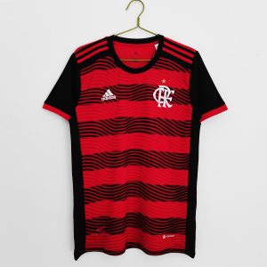 Flamengo 2022 Thuis tenue Korte Mouw Retro Voetbalshirts