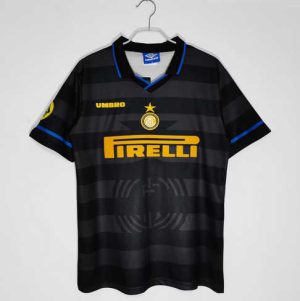 Inter Milan 1997-98 Derde tenue Korte Mouw Retro Voetbalshirts