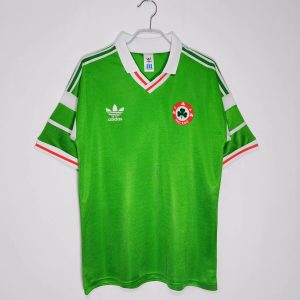 Ireland 1988/90 Thuis tenue Korte Mouw Retro Voetbalshirts