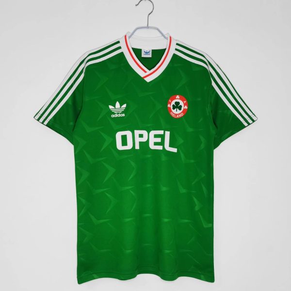 Ireland 1990/92 Thuis tenue Korte Mouw Retro Voetbalshirts