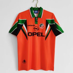 Ireland 1997/98 Uit tenue Korte Mouw Retro Voetbalshirts