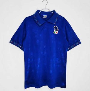 Italië 1994 Thuis tenue Korte Mouw Retro Voetbalshirts