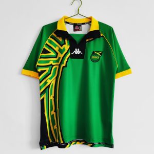 Jamaica 1998 Uit tenue Korte Mouw Retro Voetbalshirts
