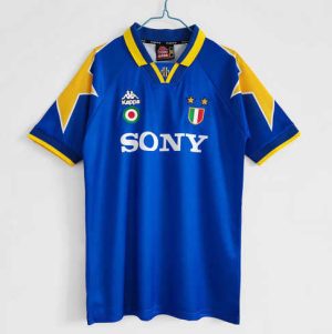 Juventus 1995/96 Uit tenue Korte Mouw Retro Voetbalshirts