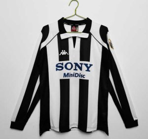 Juventus 1997/98 Thuis tenue Lange Mouwen Retro Voetbalshirts