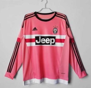 Juventus 2015/16 Uit tenue Lange Mouwen Retro Voetbalshirts