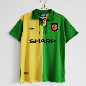 Manchester United 1992/94 Derde tenue Korte Mouw Retro Voetbalshirts