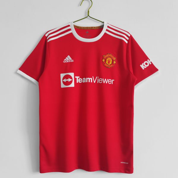 Manchester United 2021/22 Cristiano Ronaldo #7 Thuis tenue Korte Mouw Retro Voetbalshirts-1