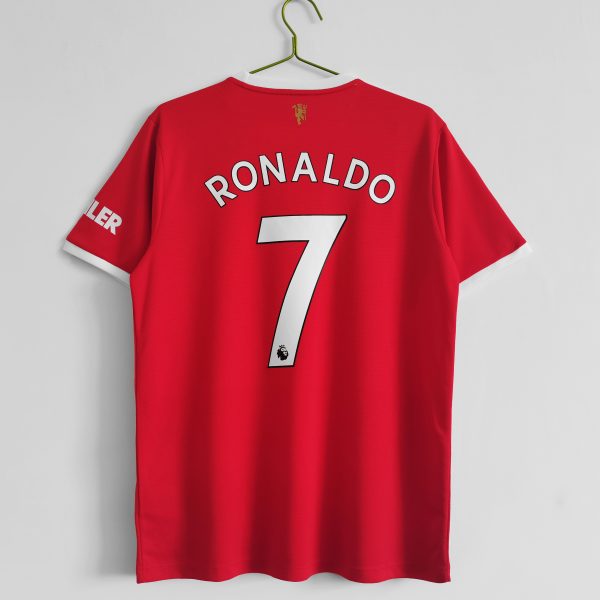 Manchester United 2021/22 Cristiano Ronaldo #7 Thuis tenue Korte Mouw Retro Voetbalshirts