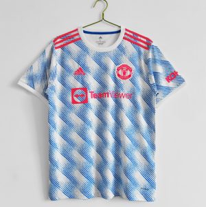 Manchester United 2021/22 Uit tenue Korte Mouw Retro Voetbalshirts