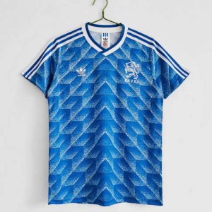 Nederland 1988 Uit tenue Korte Mouw Retro Voetbalshirts