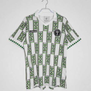 Nigeria 1994 Uit tenue Korte Mouw Retro Voetbalshirts