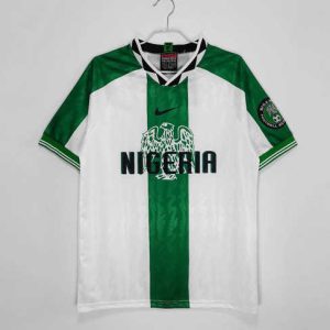 Nigeria 1996 Uit tenue Korte Mouw Retro Voetbalshirts