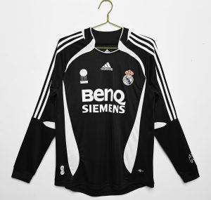 Real Madrid 2006/07 Derde tenue Lange Mouwen Retro Voetbalshirts