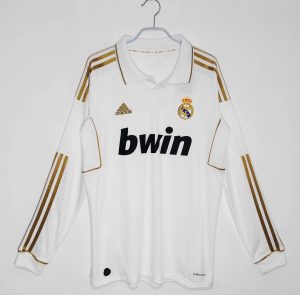 Real Madrid 2011/12 Thuis tenue Lange Mouwen Retro Voetbalshirts