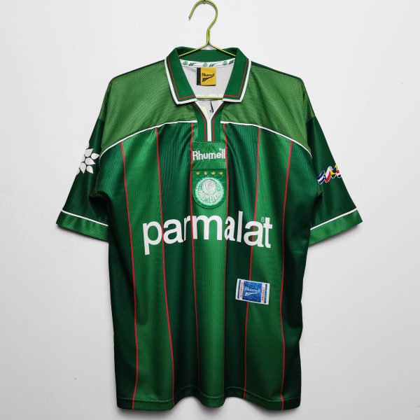 SE Palmeiras 1999 Liberator Cup-kampioen Thuis tenue Korte Mouw Retro Voetbalshirts