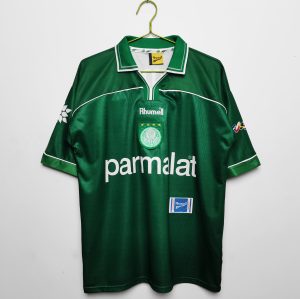 SE Palmeiras 1999 Thuis tenue Korte Mouw Retro Voetbalshirts