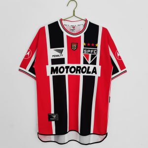 Sao Paulo 2000 Uit tenue Korte Mouw Retro Voetbalshirts