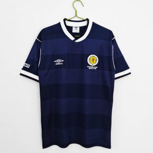 Scotland 1987/88 Thuis tenue Korte Mouw Retro Voetbalshirts