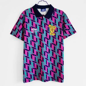 Scotland 1988/89 Uit tenue Korte Mouw Retro Voetbalshirts
