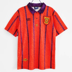 Scotland 1994 Uit tenue Korte Mouw Retro Voetbalshirts