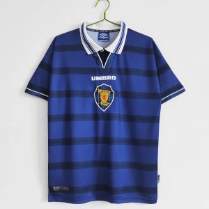 Scotland 1998/00 Thuis tenue Korte Mouw Retro Voetbalshirts