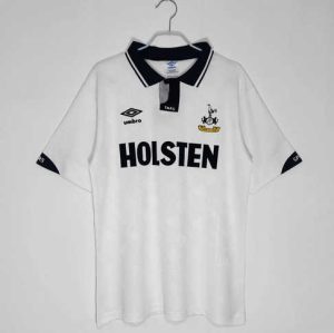 Tottenham Hotspur 1991/93 Thuis tenue Korte Mouw Retro Voetbalshirts