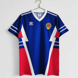 Yugoslavia 1990 Thuis tenue Korte Mouw Retro Voetbalshirts