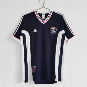 Yugoslavia 1998-00 Thuis tenue Korte Mouw Retro Voetbalshirts