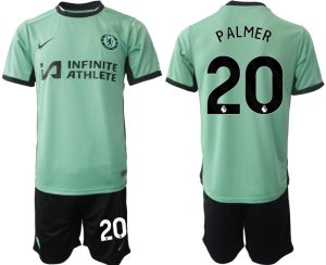Chelsea Cole Palmer #20 Derde tenue Mensen 2023-24 Korte Mouw (+ Korte broeken) Voetbalshirts